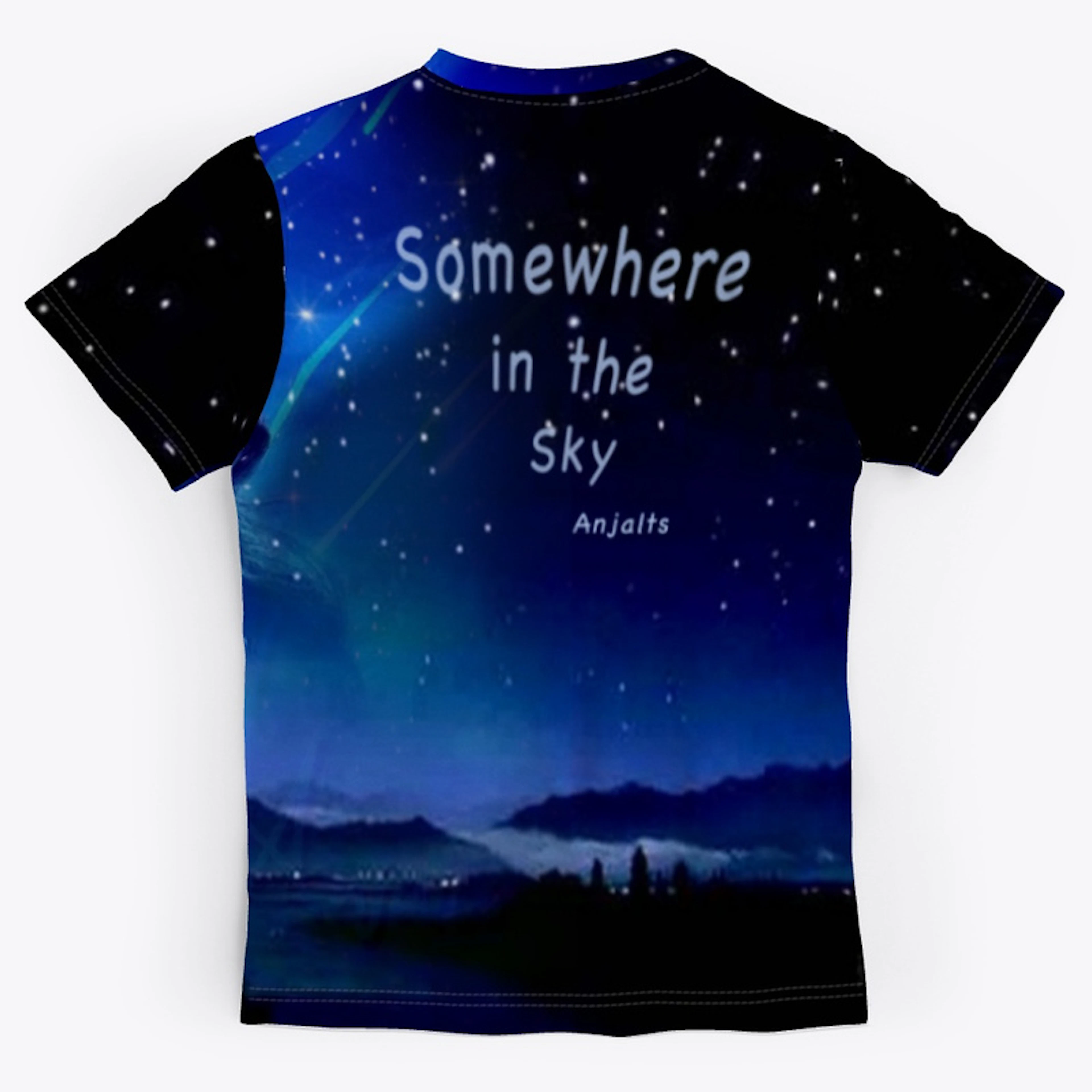 Somewhere in the Sky all over print tee